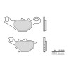 Plaquettes de frein BREMBO Scooter carbone céramique - 07036CC