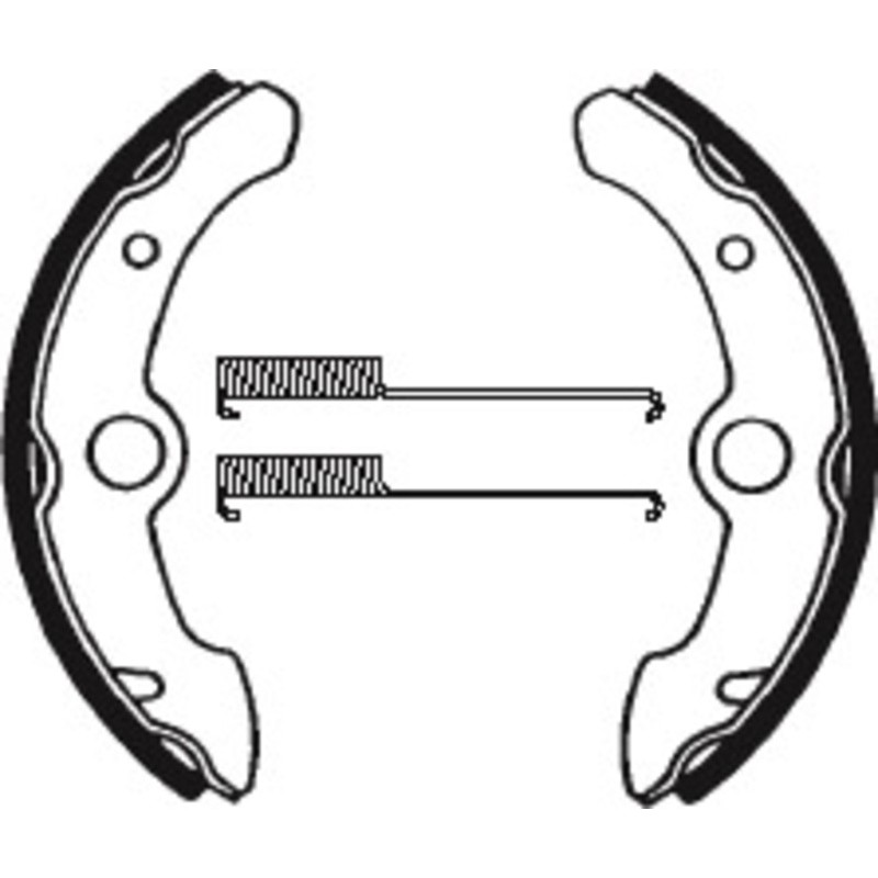Mâchoires de frein TECNIUM Quad organique - BA114