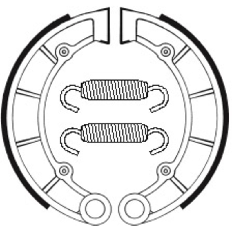 Mâchoires de frein TECNIUM Quad organique - BA197