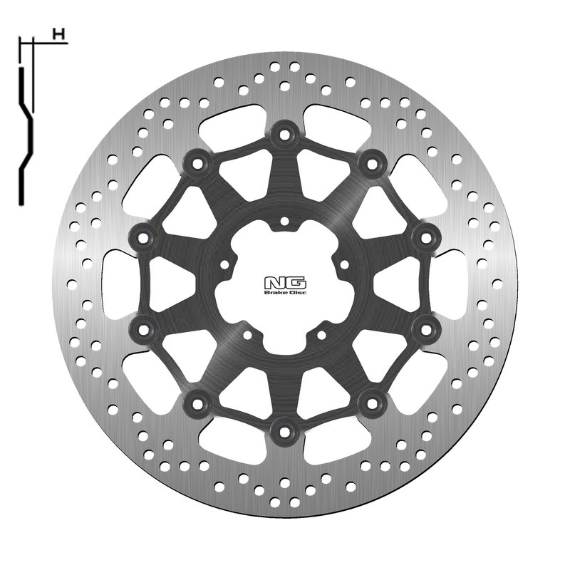 Disque de frein NG BRAKE DISC flottant - 1517