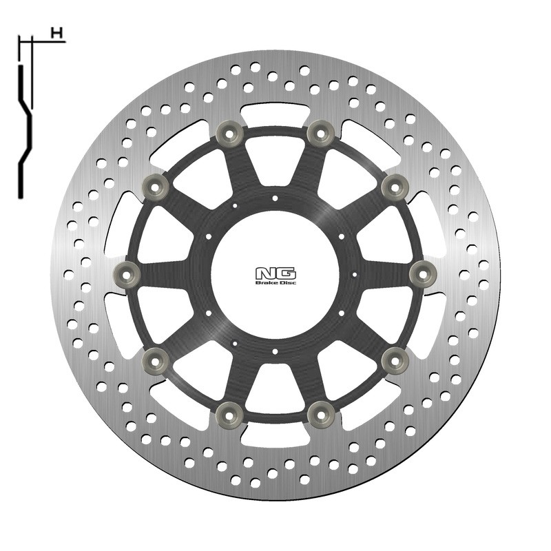 Disque de frein NG BRAKE DISC flottant - 1446G