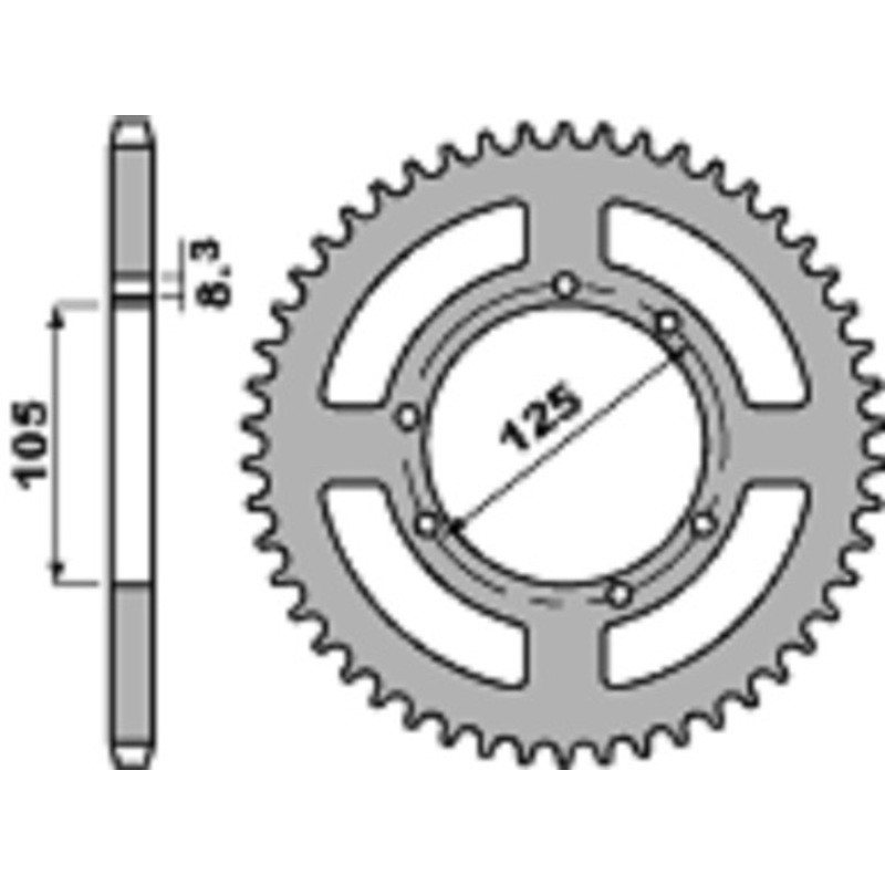 Couronne PBR aluminium Ultra-Light 4413 - 428