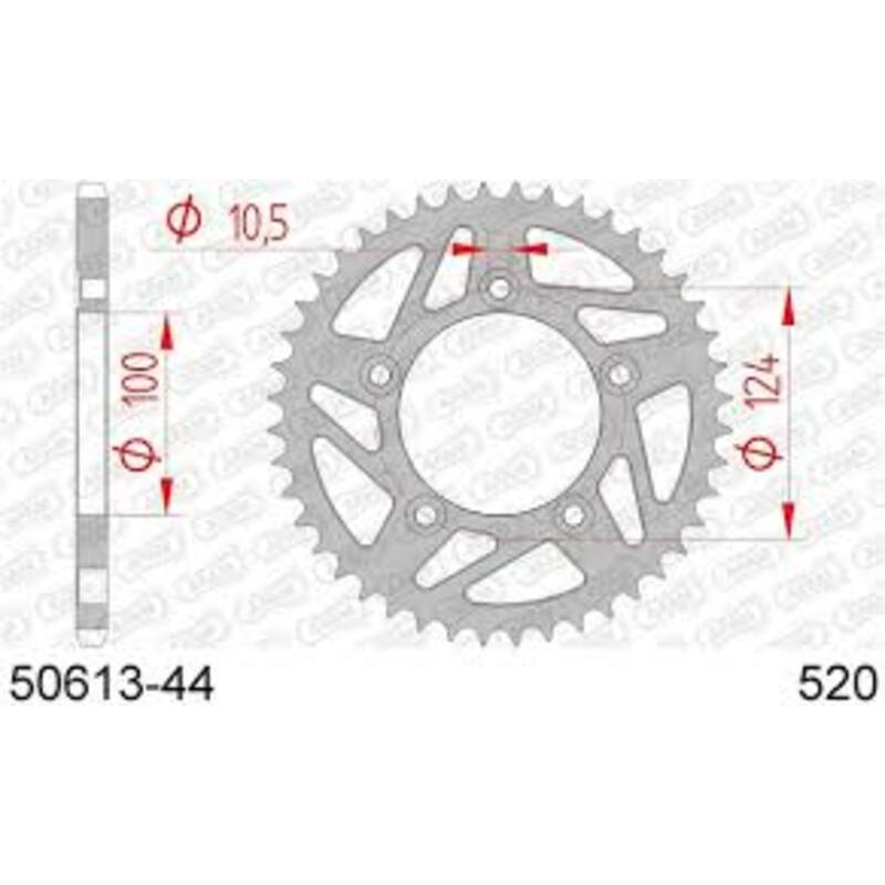 Couronne AFAM acier standard 50613 - 520