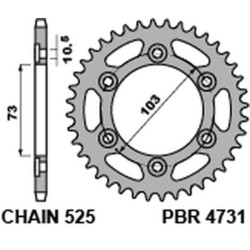 Couronne PBR acier standard...