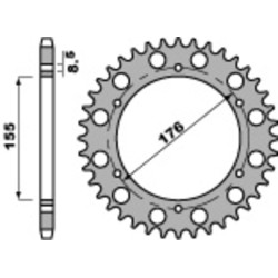 Couronne PBR acier standard...