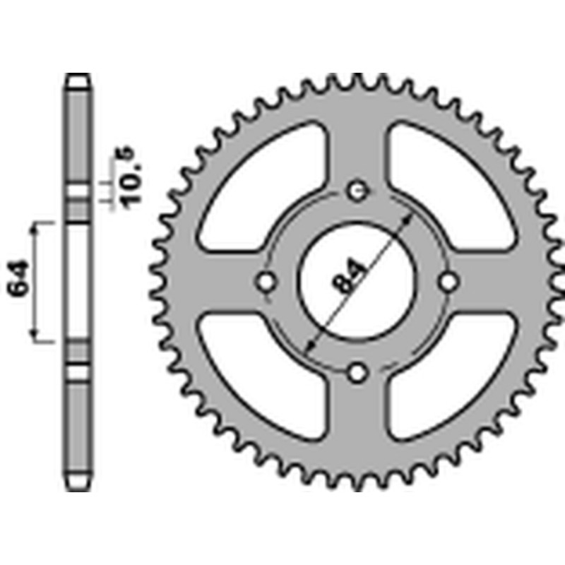 Couronne PBR acier standard 4302 - 520