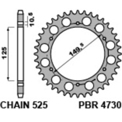 Couronne PBR acier standard...