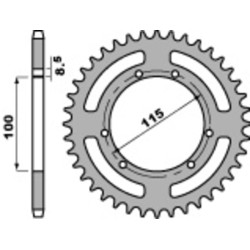 Couronne PBR acier standard...