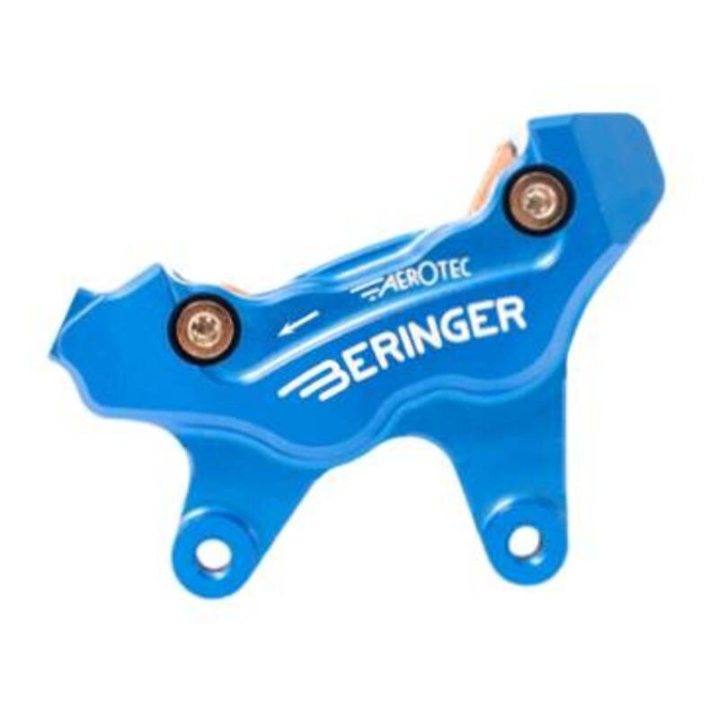 Etrier de frein axial gauche BERINGER Aerotec® MX 4 pistons bleu