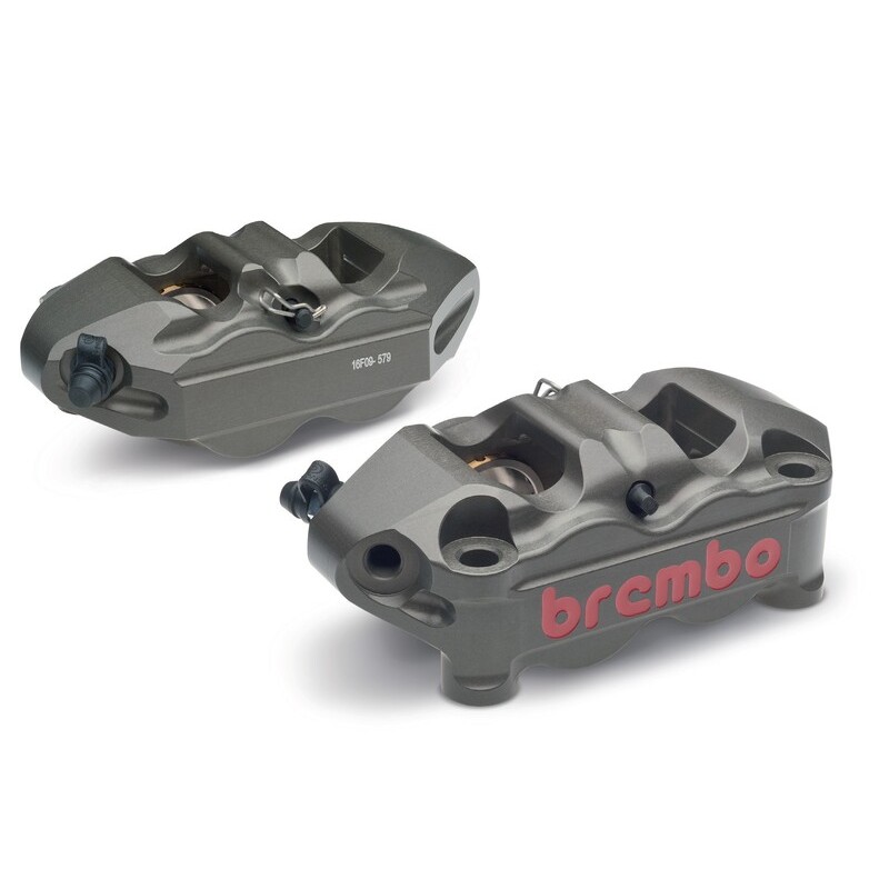 Paire d'étrier de frein avant radial BREMBO UPGRADE 4 pistons Ø32/36mm