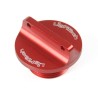 Bouchon de carter d'huile LIGHTECH 2 trous rouge M25 x 1,25