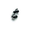 Embouts de guidon V PARTS Spark Ø18mm Noir/Argent