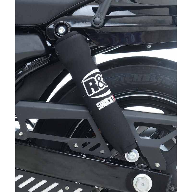 Protection d'amortisseur R&G RACING noir Yamaha X-Max 400