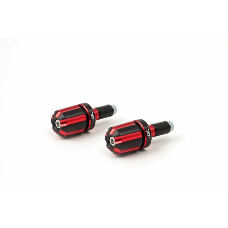 Embouts de guidon LSL Dual Dise noir/rouge