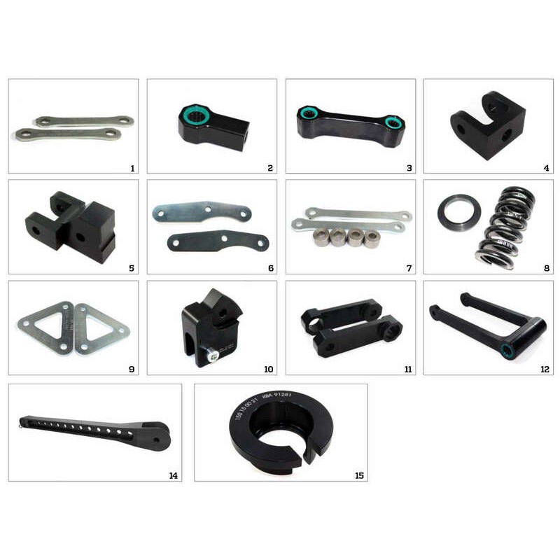 Kit de réhausse de selle TECNIUM construction 4 - Yamaha MT-03