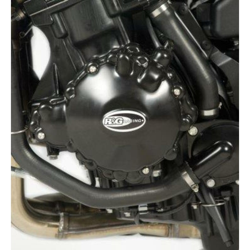 Couvre-carter gauche R&G RACING noir Triumph Speed Triple 1050