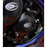 Couvre-carter droit R&G RACING noir Triumph Daytona 675