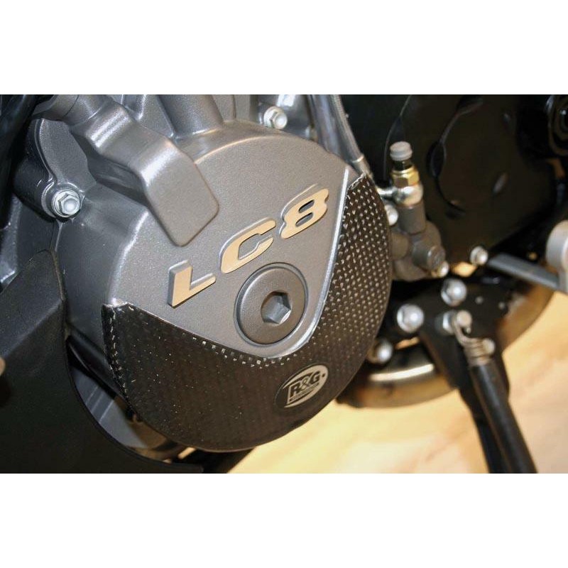 Slider moteur carbone gauche pour KTM LC8 Superduke