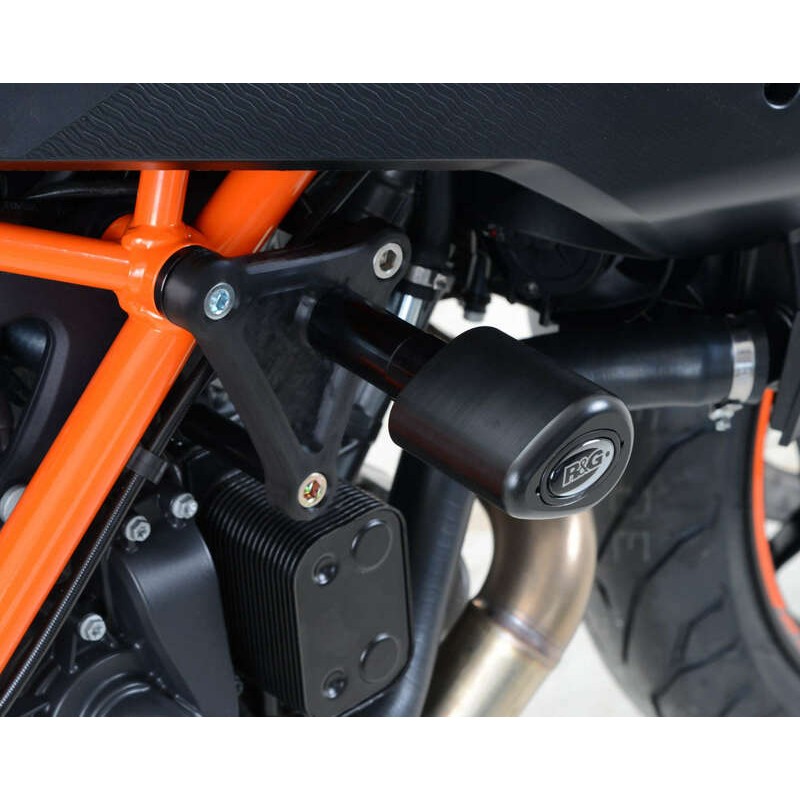 Tampons de protection R&G RACING Aero noir KTM 1290 Super Duke GT