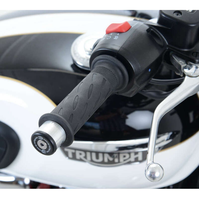 Embouts de guidon R&G RACING noir Triumph Bonneville T120