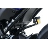 Caches orifices de repose-pieds arrière R&G RACING gauche et droit noir Yamaha Tracer 700