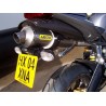 Support de plaque R&G RACING noir Triumph Daytona 675