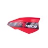 Coque de protège-mains RACETECH Vertigo rouge fluo E-Bike