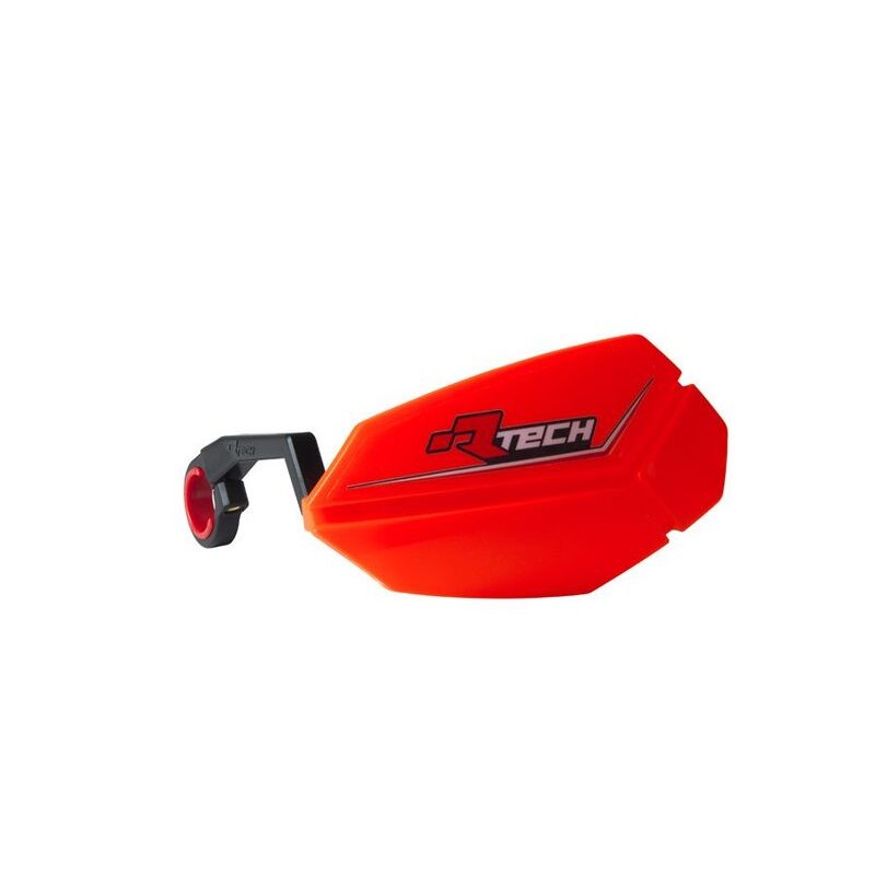 Protège-mains RACETECH R20 - rouge fluo E-Bike