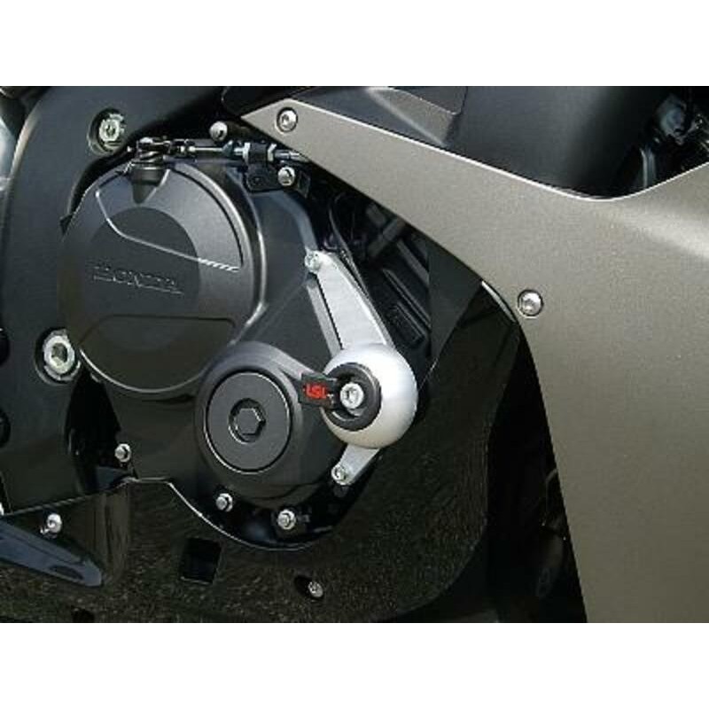 Kit fixation crash pad LSL pour CBR600RR 2007 montage sur le moteur