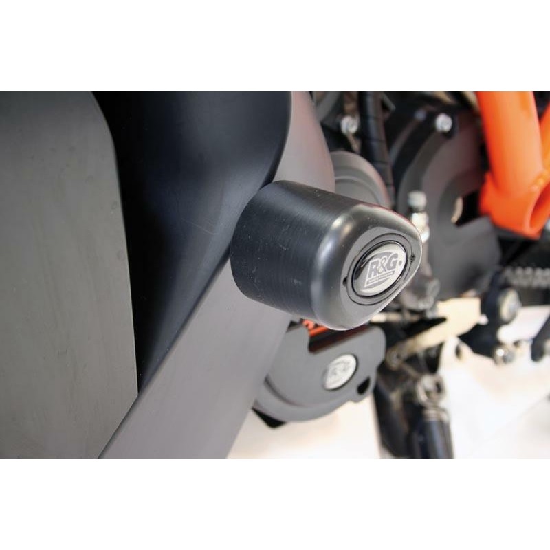 Tampons de protection R&G RACING Aero noir KTM RC8 1190/R/R Track