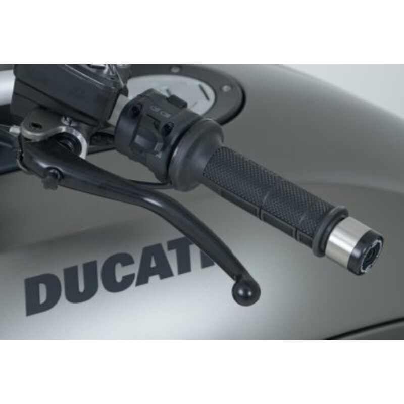 Embouts de guidon R&G RACING noirs DUCATI DIAVEL