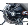 Pions de bras oscillant avec platine R&G RACING noir Yamaha R6