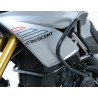 Protections latérales R&G RACING Adventure noir Aprilia 1200 Caponord