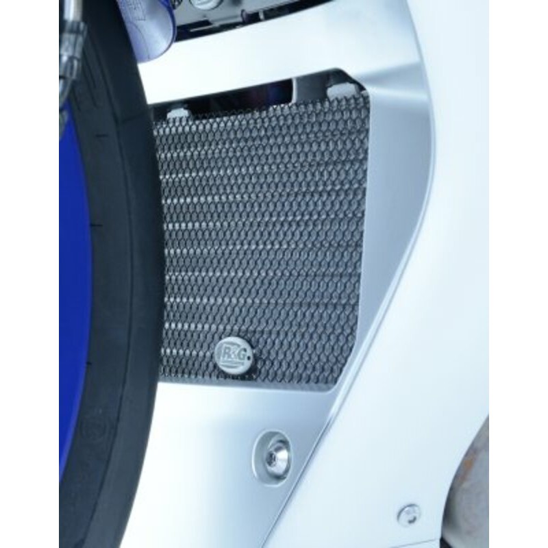 Protection de radiateur R&G Racing titane - Yamaha YZF-R1