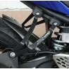 Patte de fixation de silencieux R&G RACING noir Yamaha YZF-R3