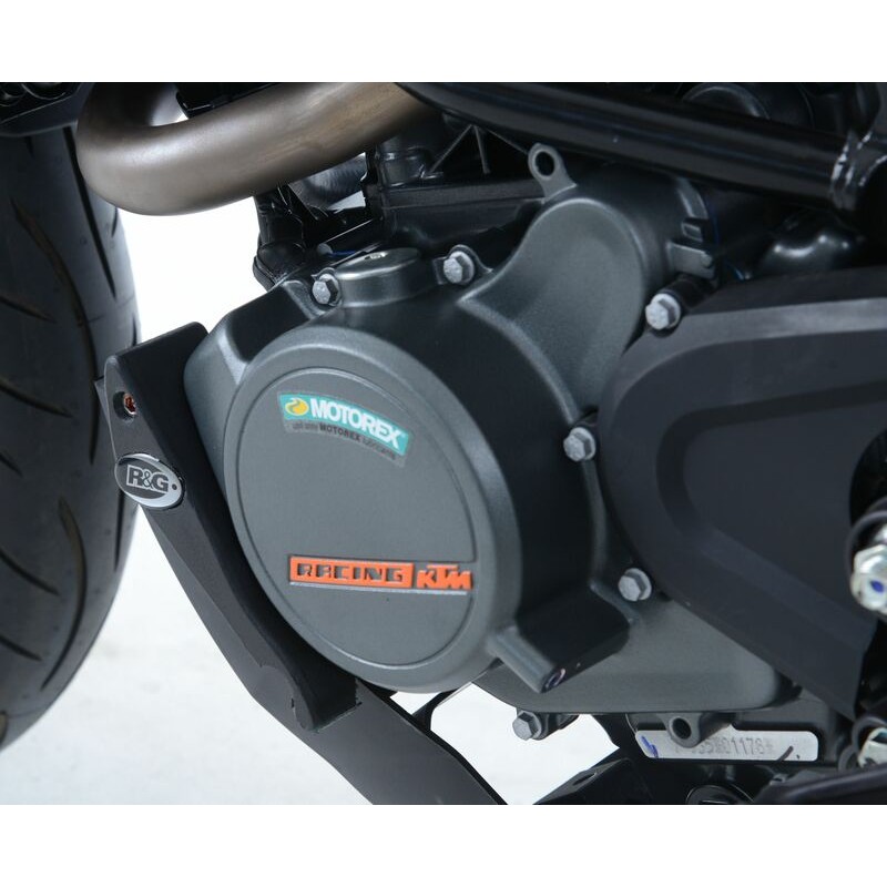 Slider moteur gauche R&G RACING noir KTM Duke 125