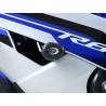 Tampons de protection R&G RACING Aero blanc Yamaha YZF-R6