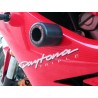 Tampons de protection R&G RACING Classic Style blanc Triumph 675 Daytona