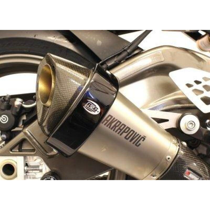 Protection de silencieux R&G RACING noir Akrapovic hexagonal