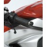 Embouts de guidon R&G RACING noir MV Agusta F3