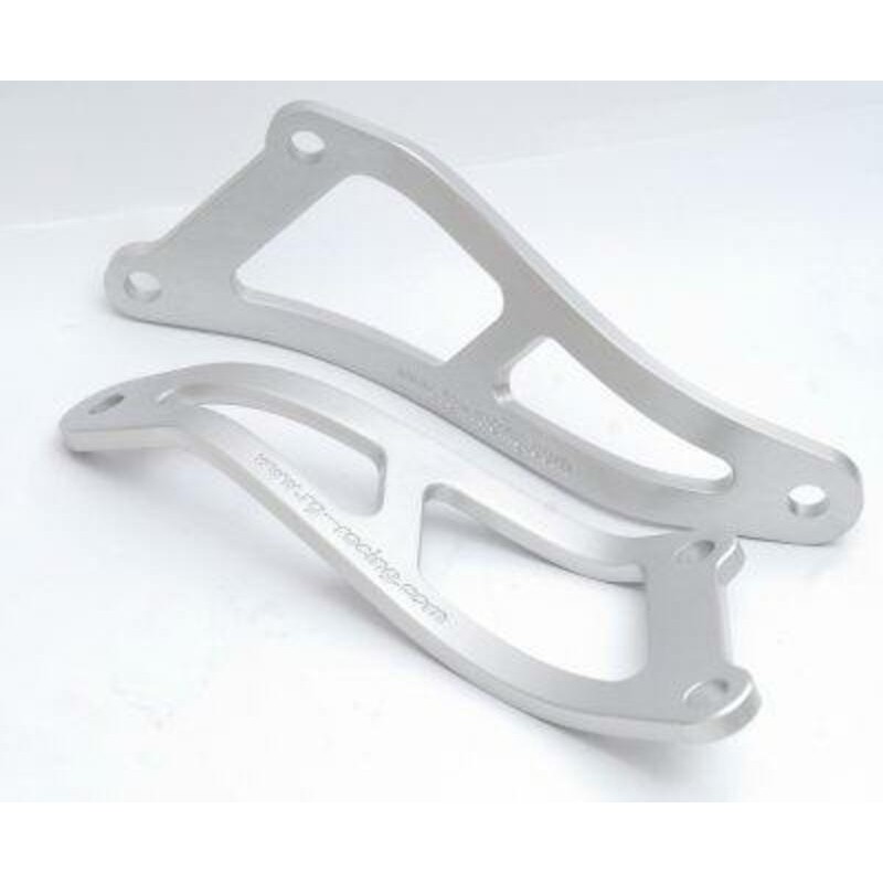 Patte de fixation de silencieux R&G RACING argent Yamaha FZS600 Fazer