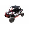 Toit en toile DRAGONFIRE noir Polaris RZR1000 XP