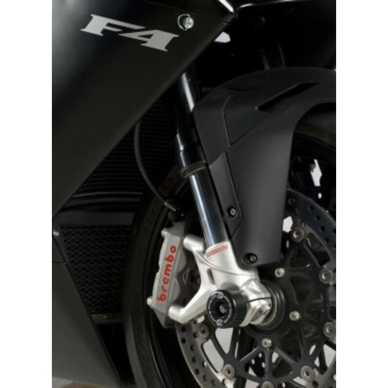 Protection de fourche R&G RACING noir MV Agusta F4 1000R/RR