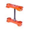 Té de fourche XTRIG Rocs Offset Ø22mm orange KTM/Husqvarna