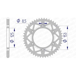 Couronne AFAM aluminium...