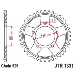 Couronne JT SPROCKET acier...